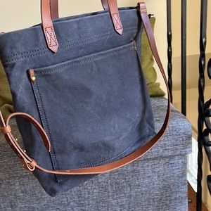 Madewell Canvas Medium Transport Tote Bag